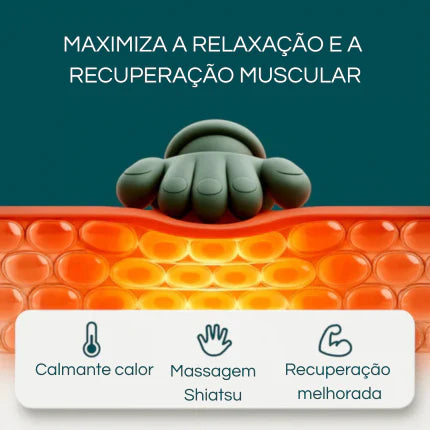 Massajador PRO - Relaxe com os vários tipos de massagem incluídos