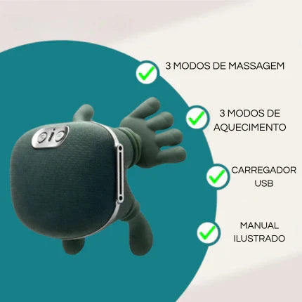 Massajador PRO - Relaxe com os vários tipos de massagem incluídos